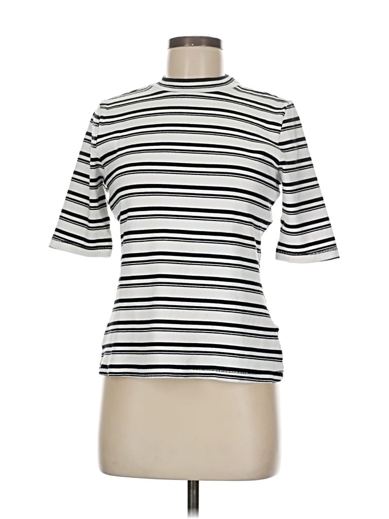 Pre-owned Maeve By Anthropologie Cardigan Sweater In White