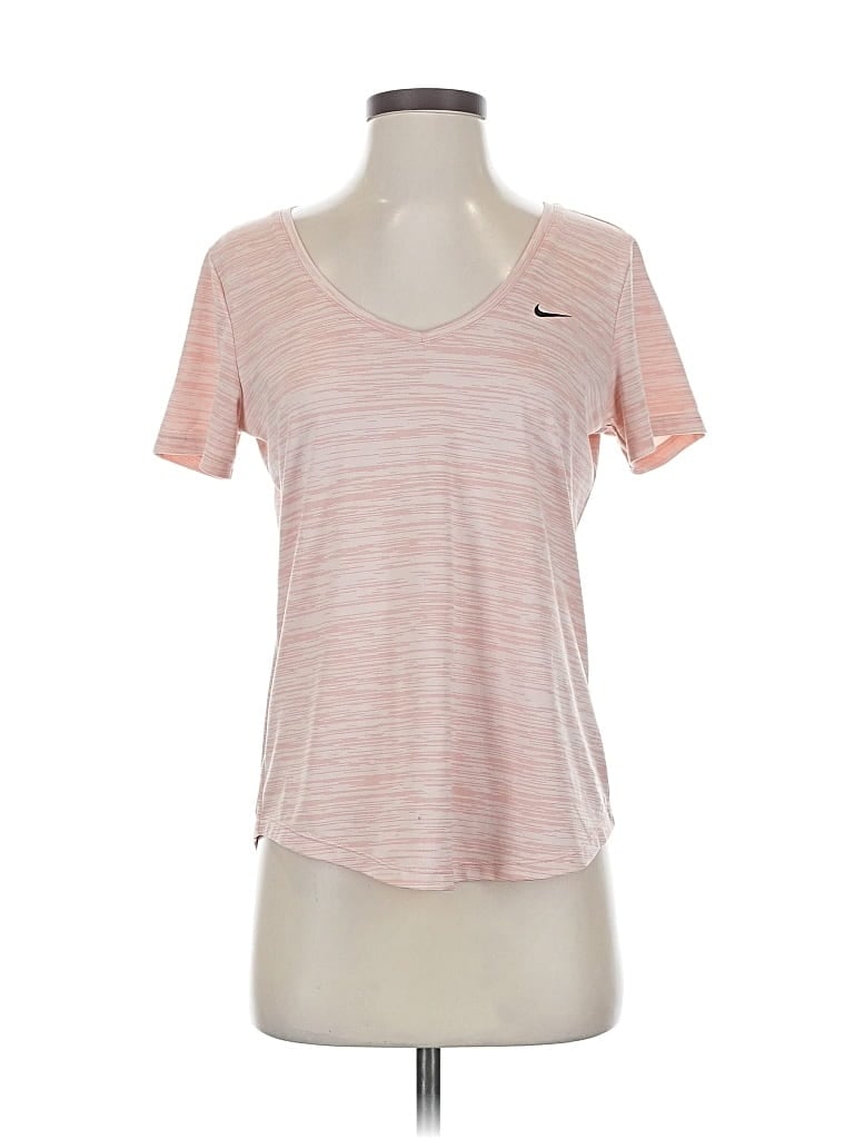 Pre-owned Nike Active T-shirt In Pink