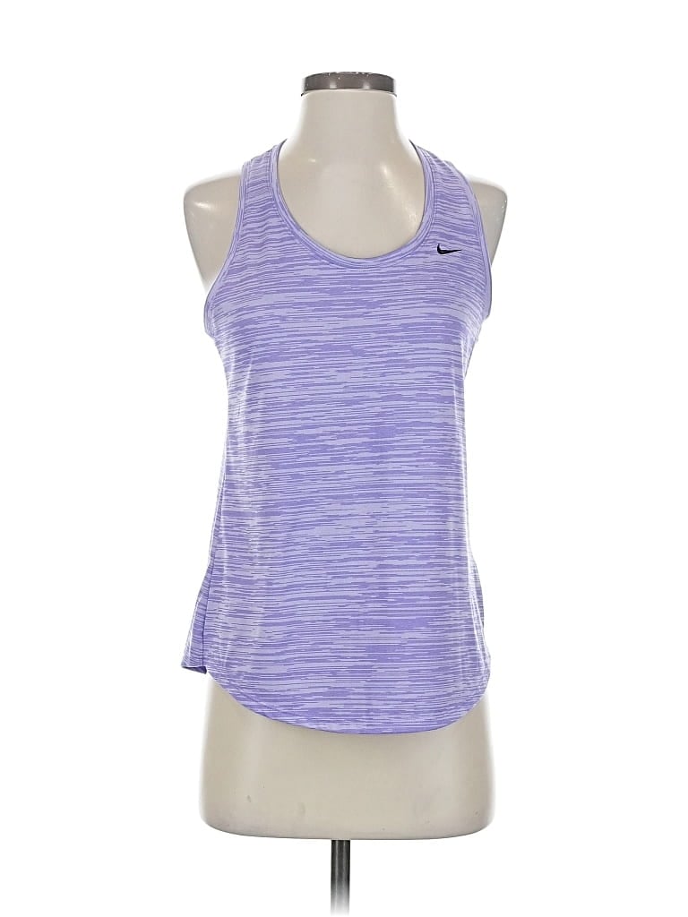 Pre-owned Nike Active Tank Top In Purple