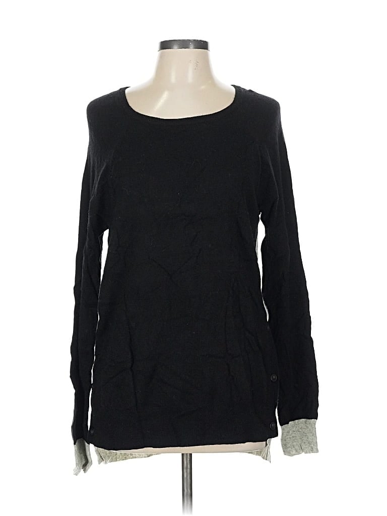 Pre-owned J.crew Factory Store Pullover Sweater In Black