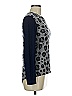 Rebecca Taylor Animal Print Gray Pullover Sweater Size M - photo 4