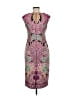 ECI Paisley Purple Cocktail Dress Size 6 - photo 2