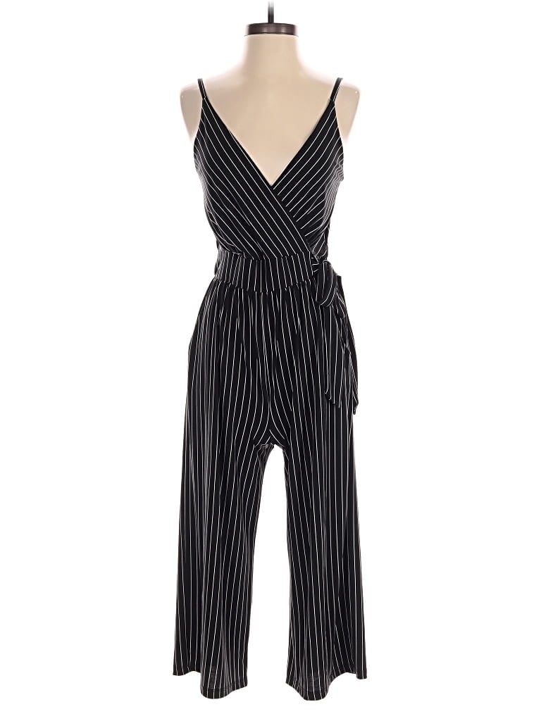 Pre-owned Kaileigh Jumpsuit In Black