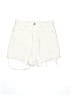 Zara White Denim Shorts Size 2 - photo 1