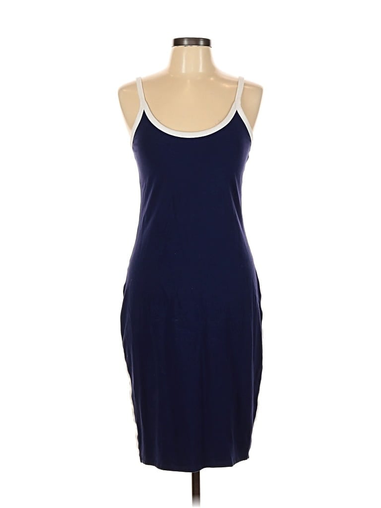 Pre-owned Express Outlet Casual Dress In Blue