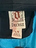 Decree 100% Polyester Black Blazer Size L - photo 8
