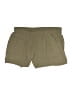 BCBGMAXAZRIA 100% Polyester Solid Green Khaki Shorts Size L - photo 1