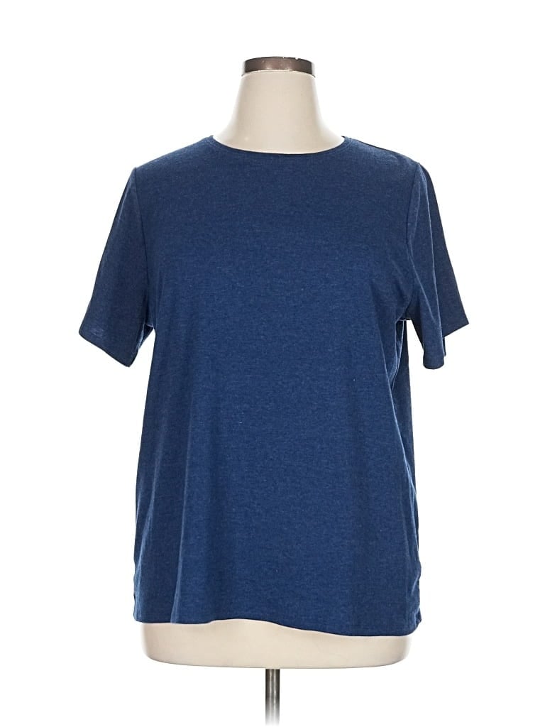 Pre-owned Croft & Barrow Active T-shirt In Blue