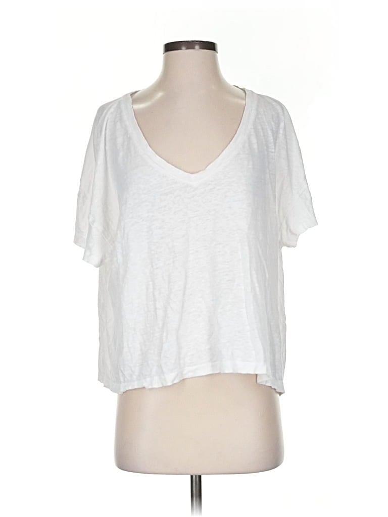 Pre-owned American Vintage Short Sleeve T-shirt In White