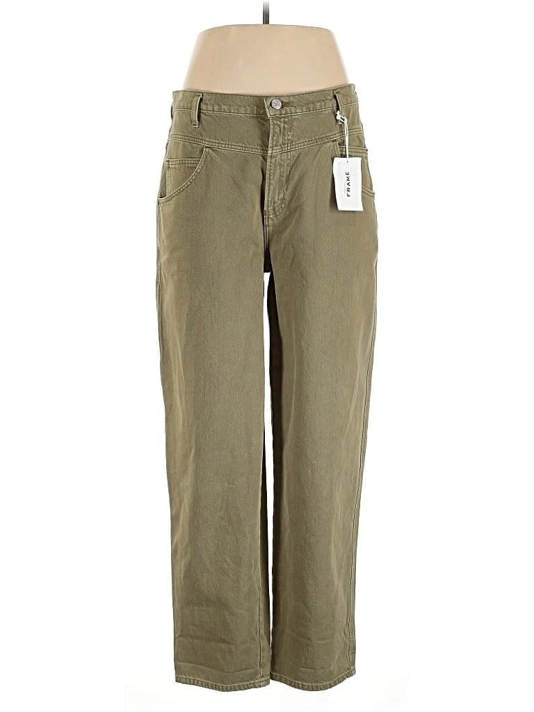 Pre-owned Frame Jeans In Green