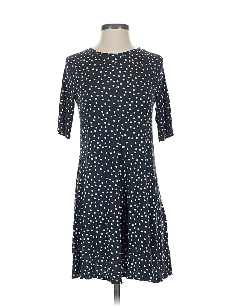 Pre-owned Three Dots Casual Dress In Blue