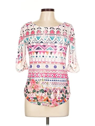 Dna Couture 3/4 Sleeve Blouse (view 1)