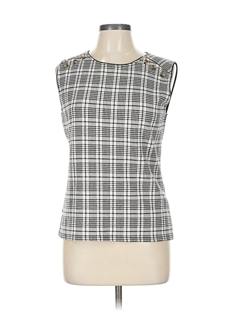 Pre-owned Ann Taylor Sweater Vest In Gray