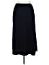 Crea Concept Solid Black Blue Casual Skirt Size EU 42 / US 12 - photo 2