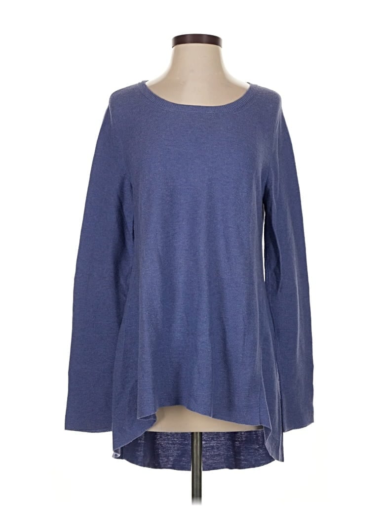 Pre-owned Eileen Fisher Pullover Sweater In Blue