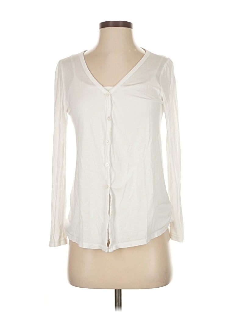 Pre-owned Alexander Wang T Cardigan Sweater In White