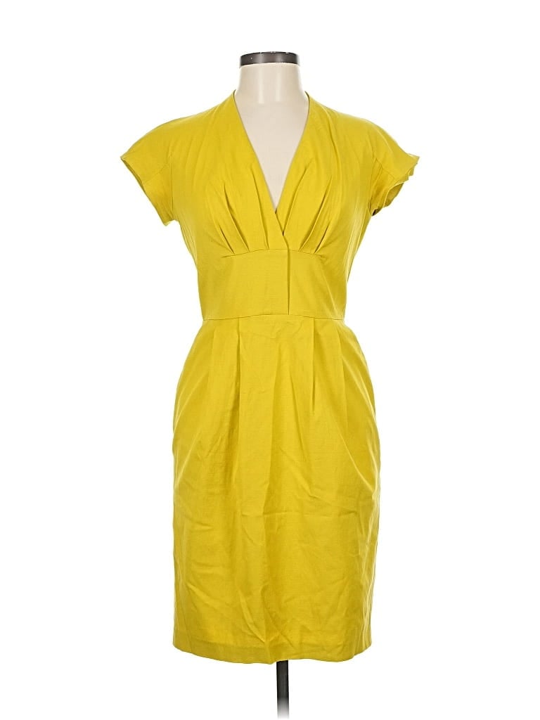 Pre-owned Reiss Casual Dress In Yellow