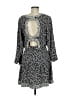 Current/Elliott 100% Lyocell Polka Dots Black Casual Dress Size Med (2) - photo 2