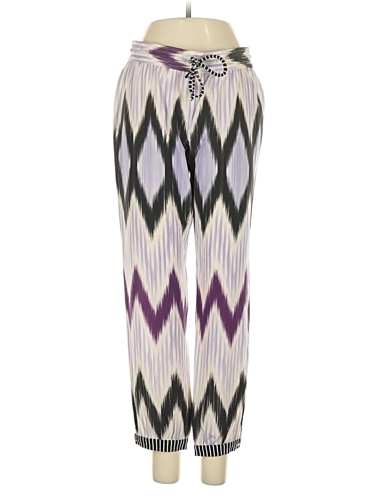 Pre-owned Calypso St Barth Silk Pants In Purple