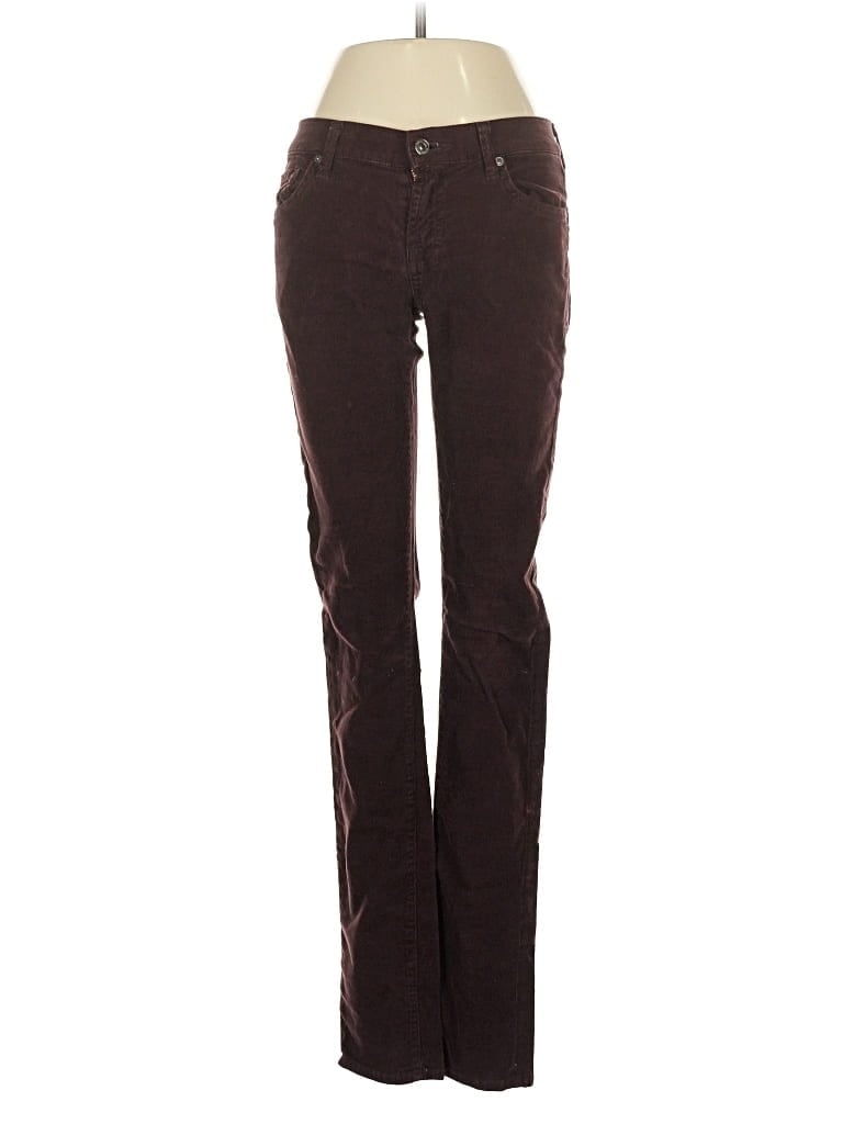 Pre-owned 7 For All Mankind Jeans In Brown