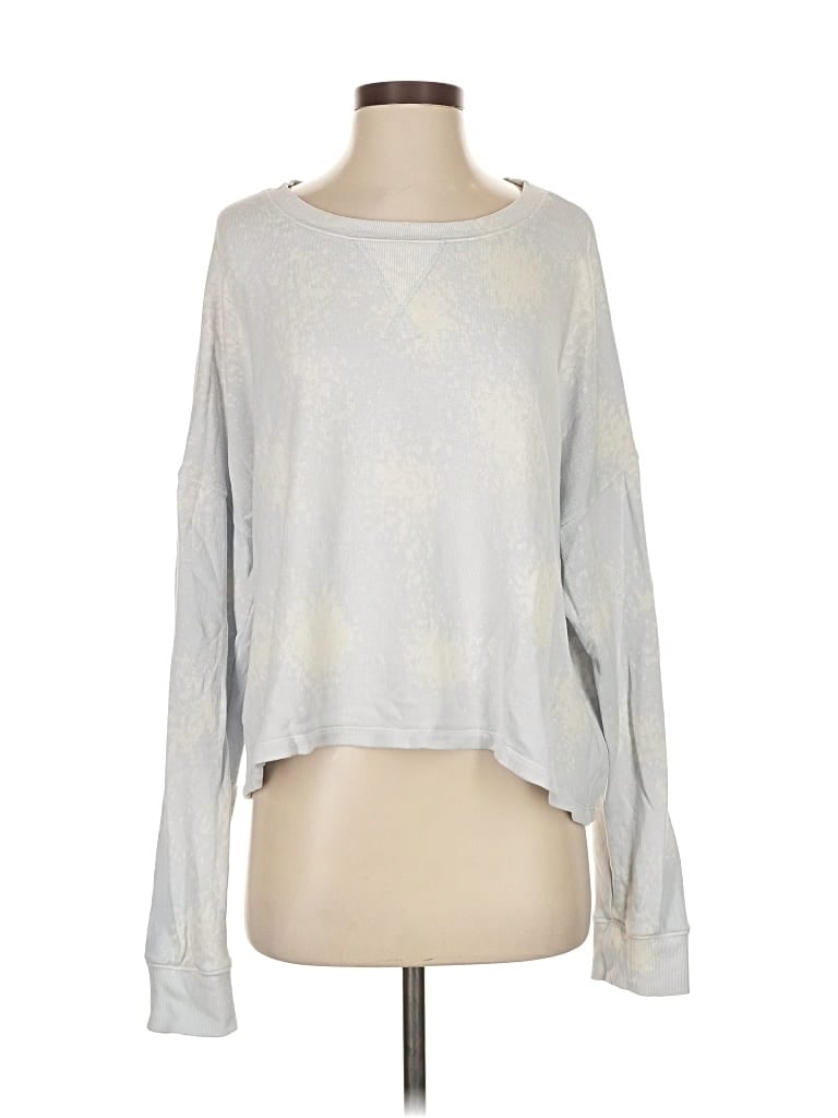 Pre-owned Splendid Pullover Sweater In Silver