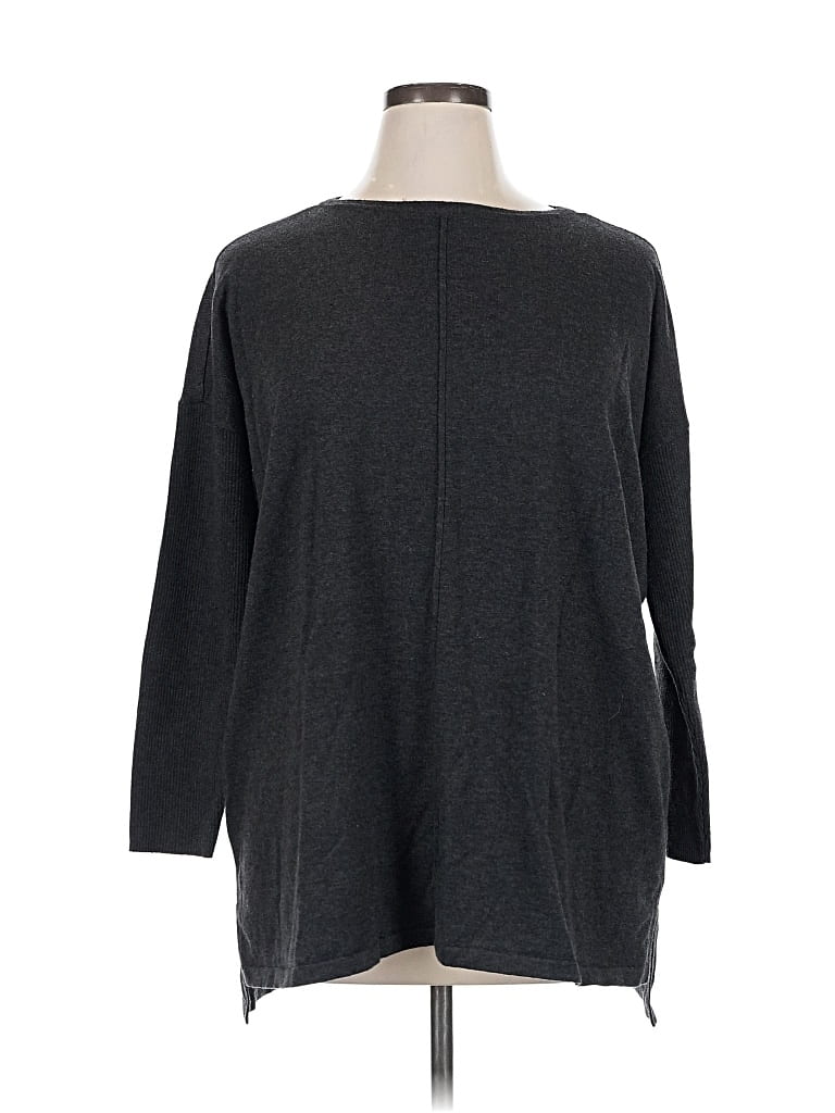 Pre-owned Style & Co Pullover Sweater In Gray