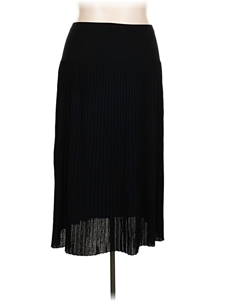 Pre-owned Misook Formal Skirt In Black