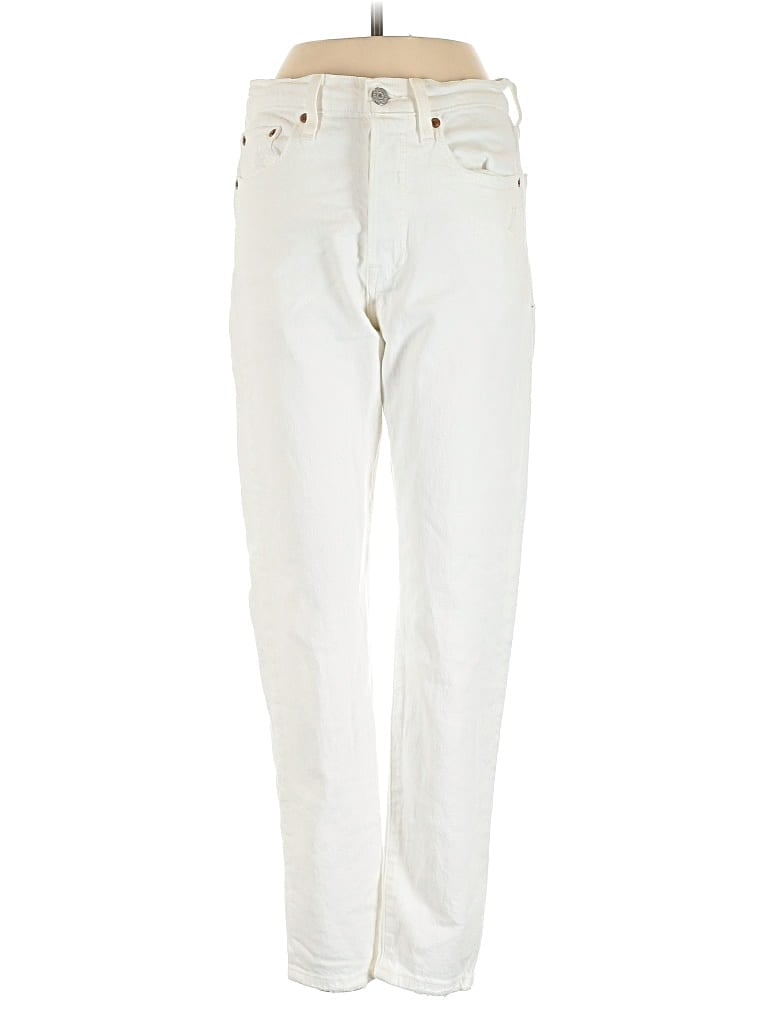 Pre-owned Levi's Jeans In White