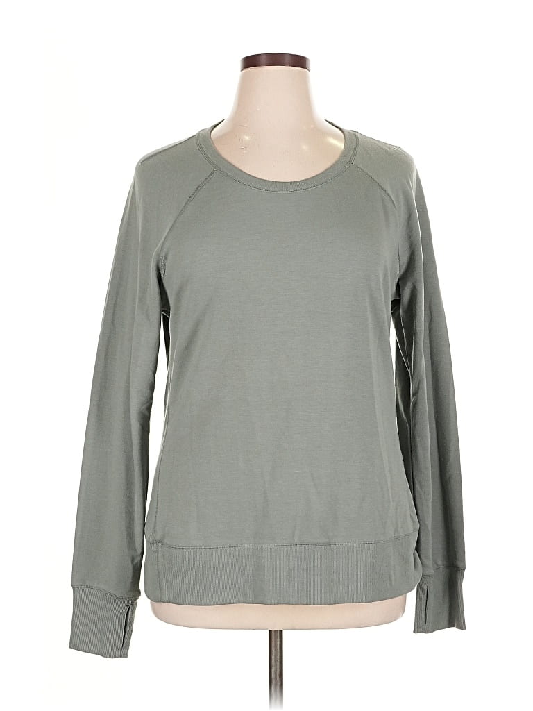 Pre-owned 90 Degree By Reflex Sweatshirt In Gray
