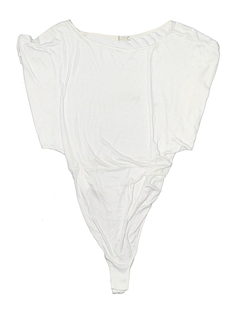 Pre-owned Intimately By Free People Bodysuit In White