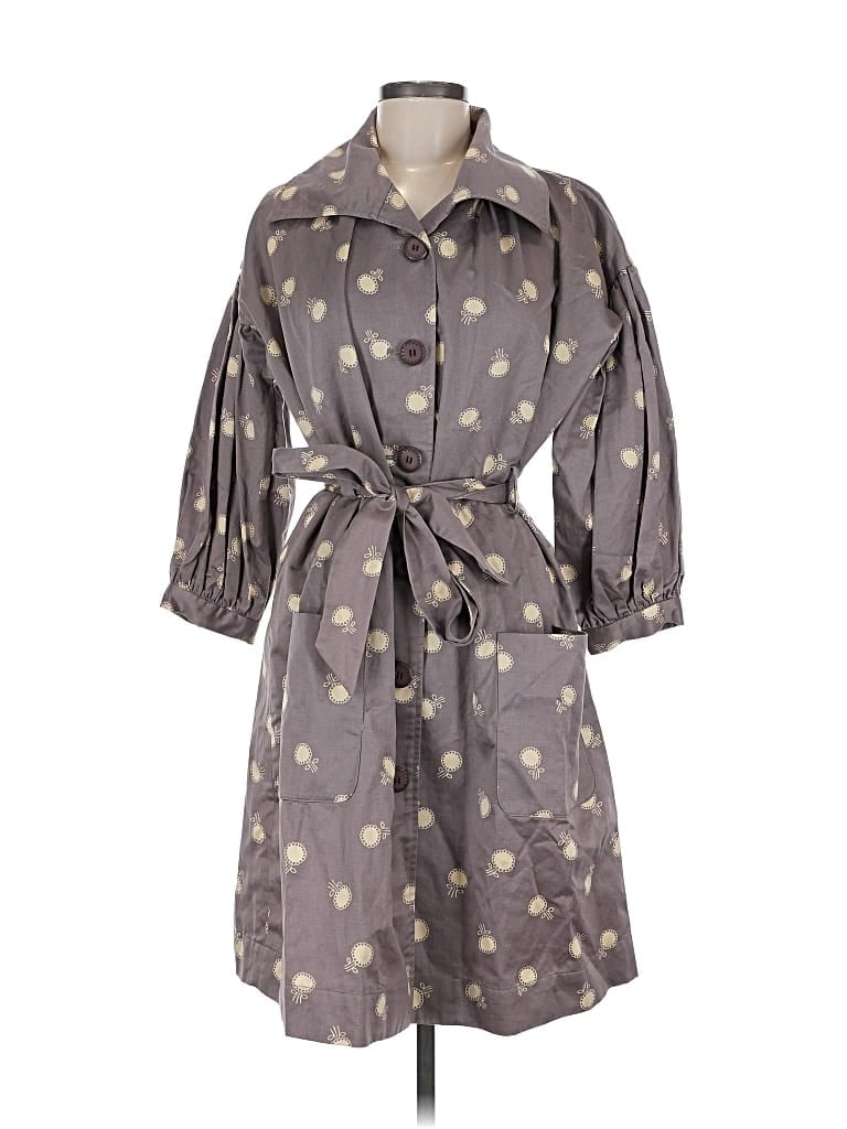 Pre-owned Elevenses Trenchcoat In Gray