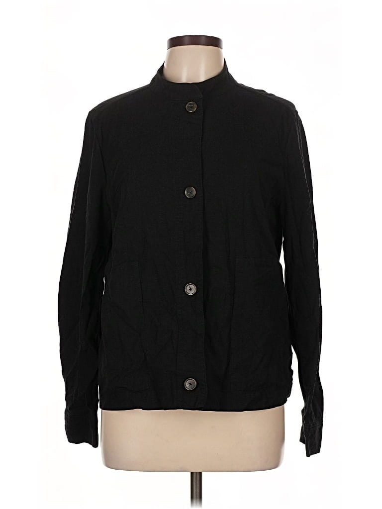 Pre-owned Preston & York Long Sleeve Button Down Shirt In Black