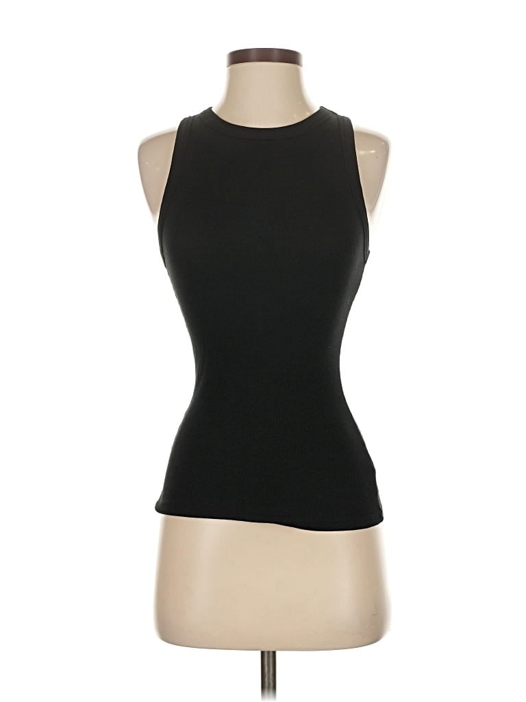Pre-owned A New Day Tank Top Black Halter Neckline Tops