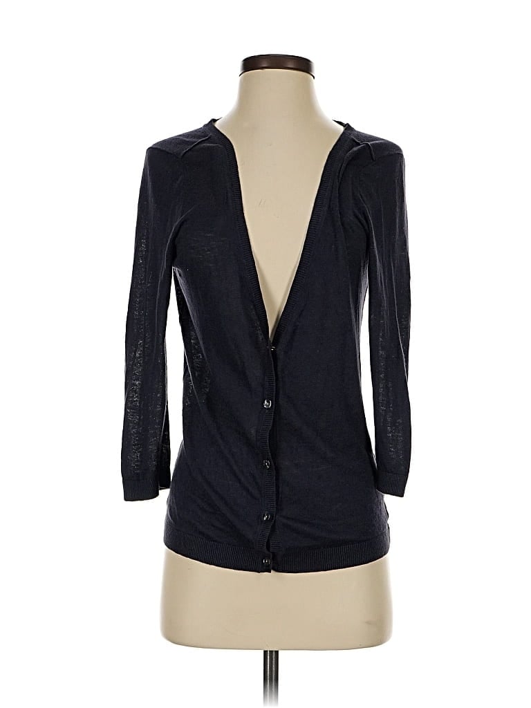 Pre-owned Banana Republic Factory Store Cardigan Sweater In Black