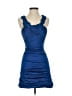 BCBGMAXAZRIA Blue Cocktail Dress Size 4 - photo 1