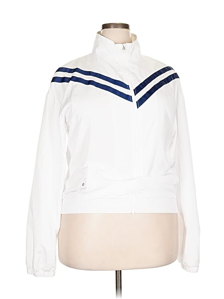 Pre-owned Unbranded Track Jacket In White