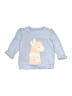 Child of Mine by Carter's 100% Polyester Blue Sweatshirt Size 3-6 mo - photo 1