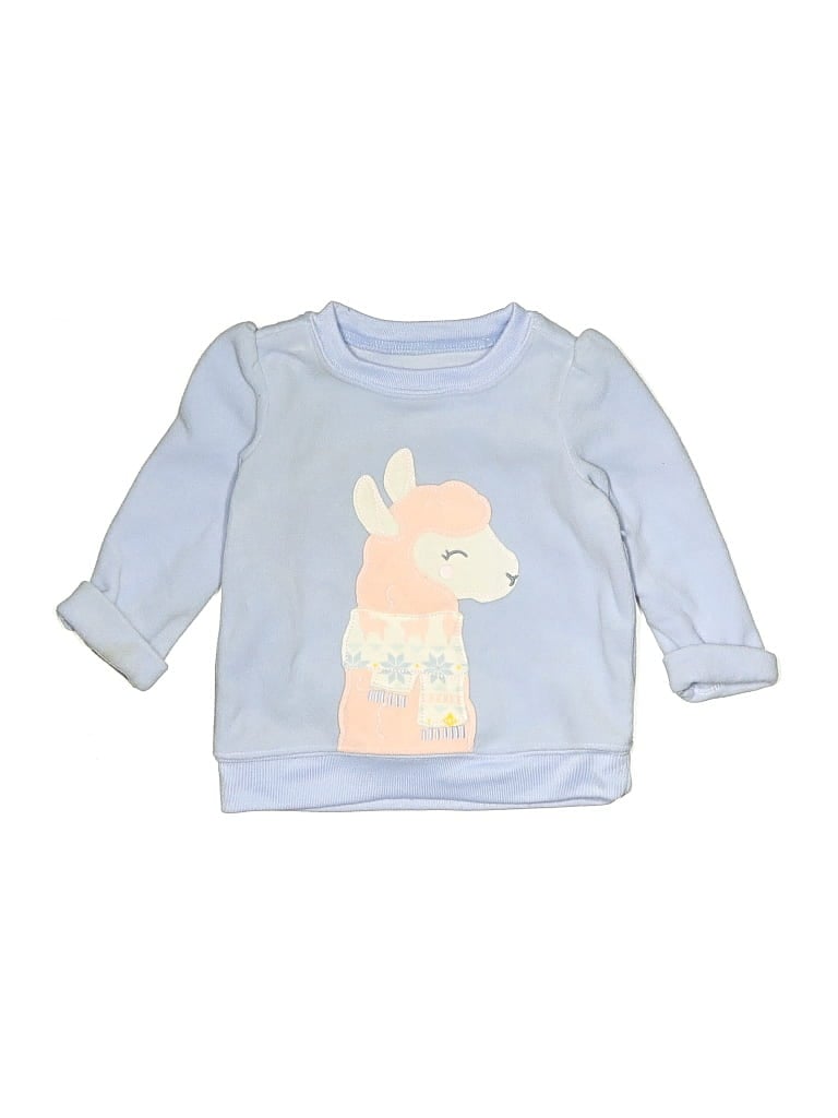 Pre-owned Child Of Mine By Carter's Babies' Sweatshirt In Blue