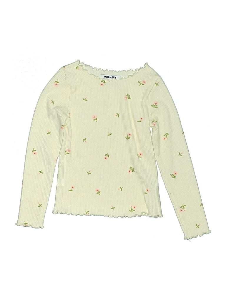 Pre-owned Old Navy Kids' Long Sleeve T-shirt In Yellow
