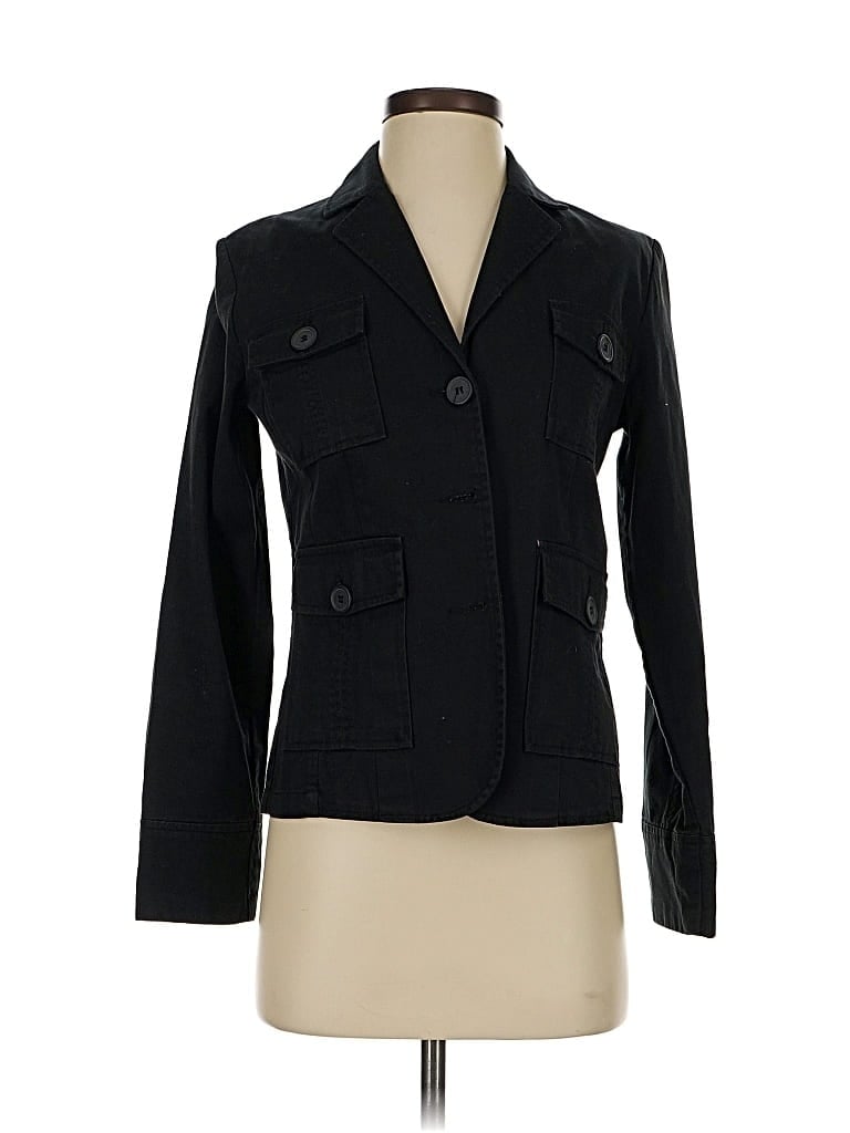 Pre-owned Unbranded Blazer Jacket In Black