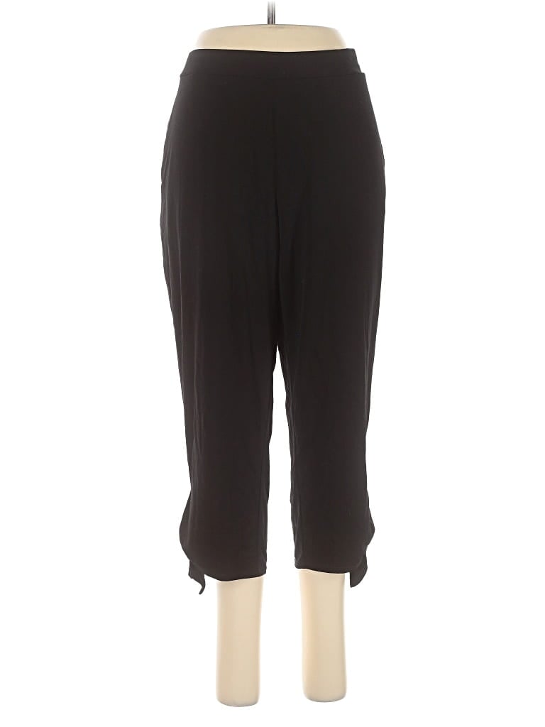 Pre-owned Susan Graver Casual Pants In Black