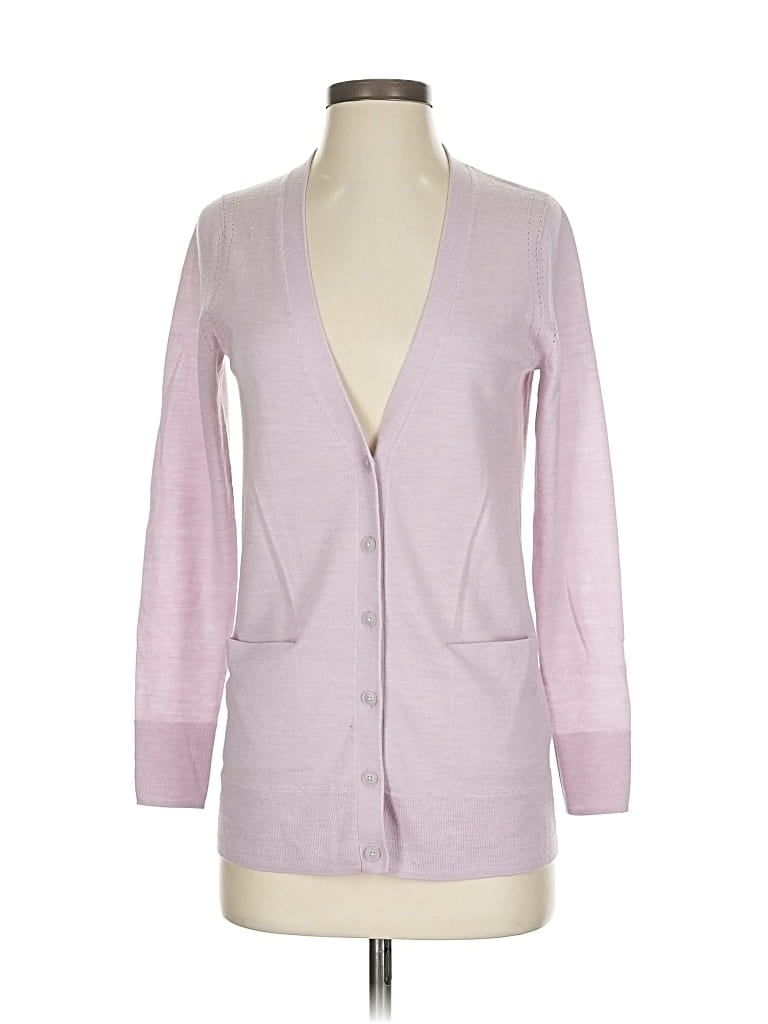 Pre-owned Banana Republic Wool Cardigan Sweater In Pink