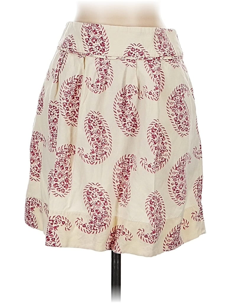 Pre-owned Ann Taylor Loft Casual Skirt In White