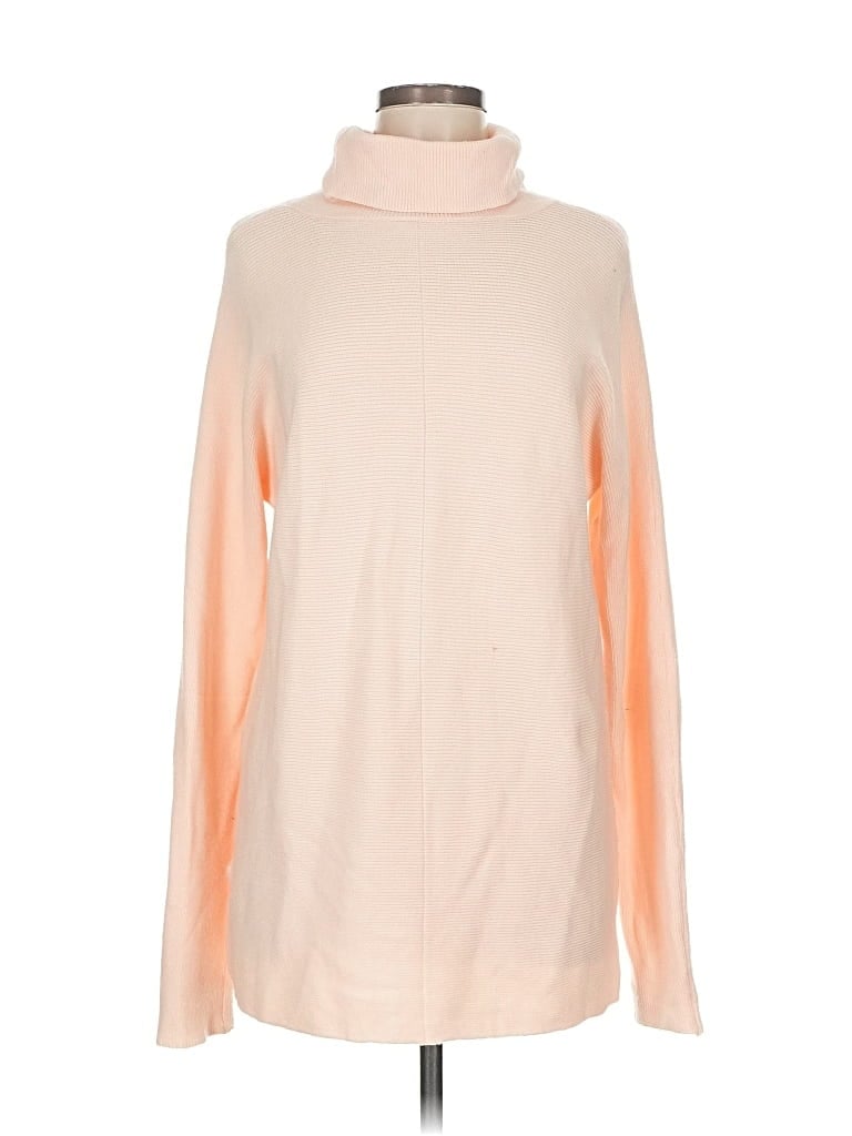 Pre-owned Unbranded Turtleneck Sweater In Orange