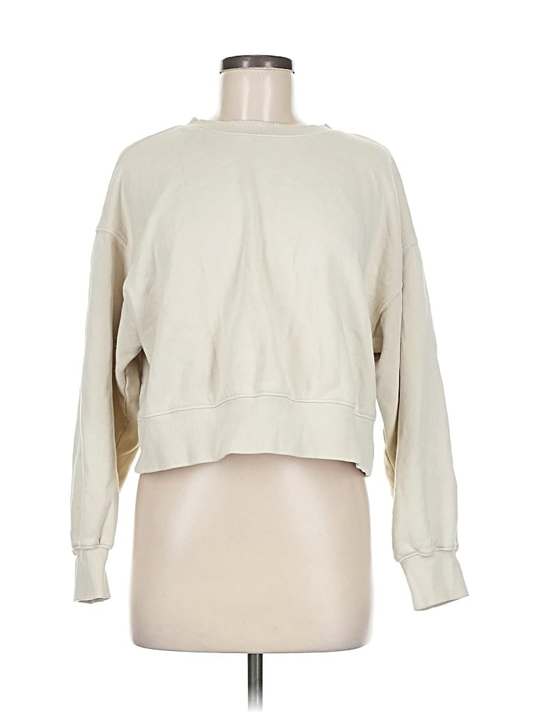 Pre-owned Old Navy Sweatshirt In White