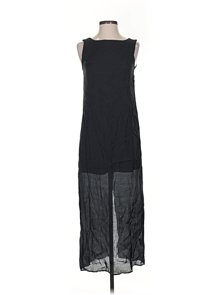 Pre-owned H&m Casual Dress In Black