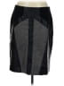 Ann Taylor Chevron-herringbone Gray Formal Skirt Size 8 - photo 1