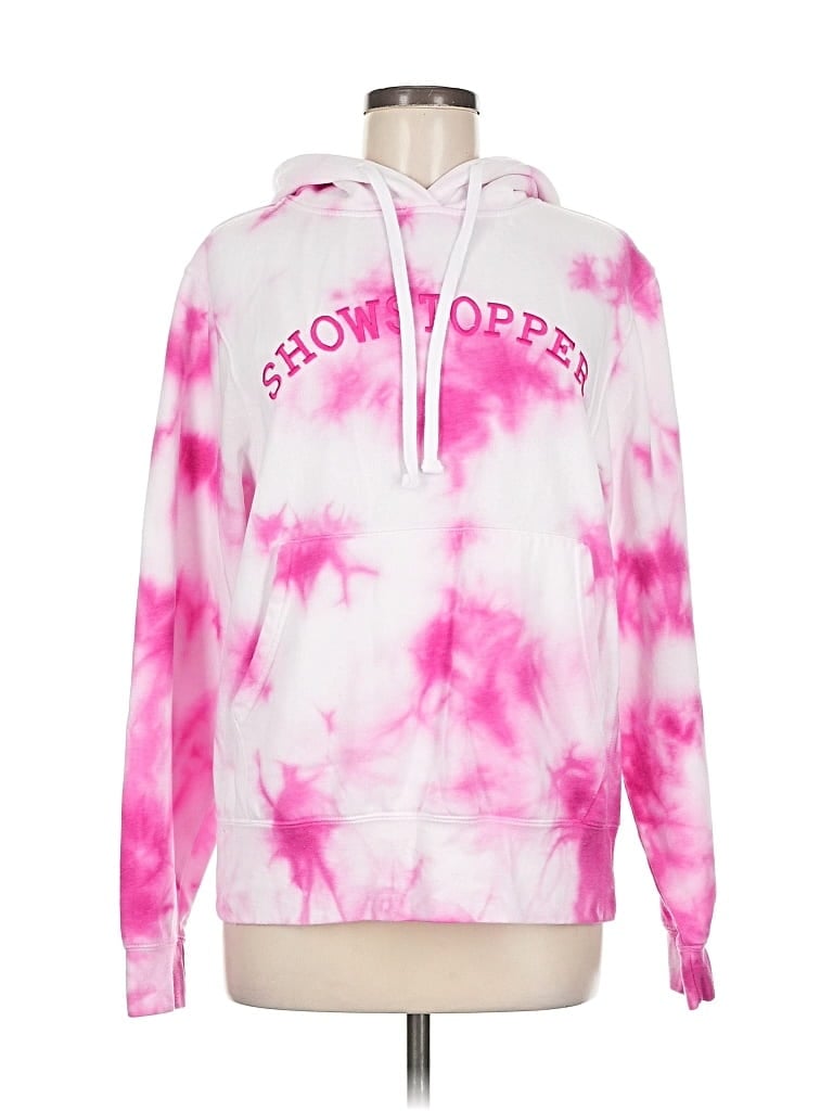 Pre-owned Assorted Brands Pullover Hoodie In Pink