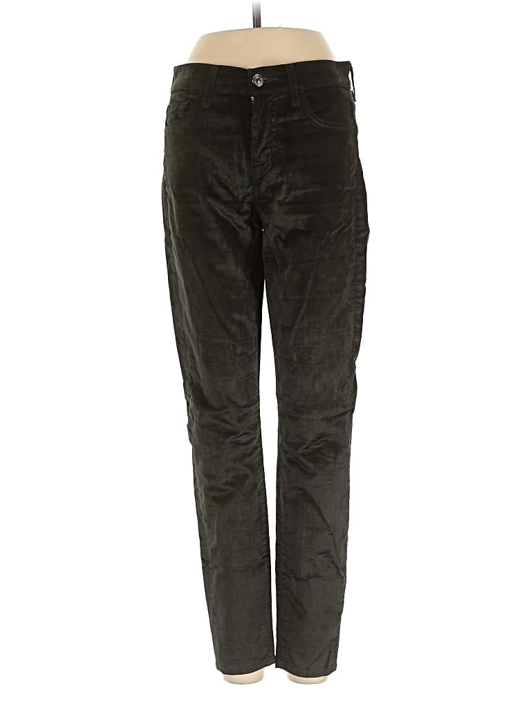 Pre-owned 7 For All Mankind Casual Pants In Black