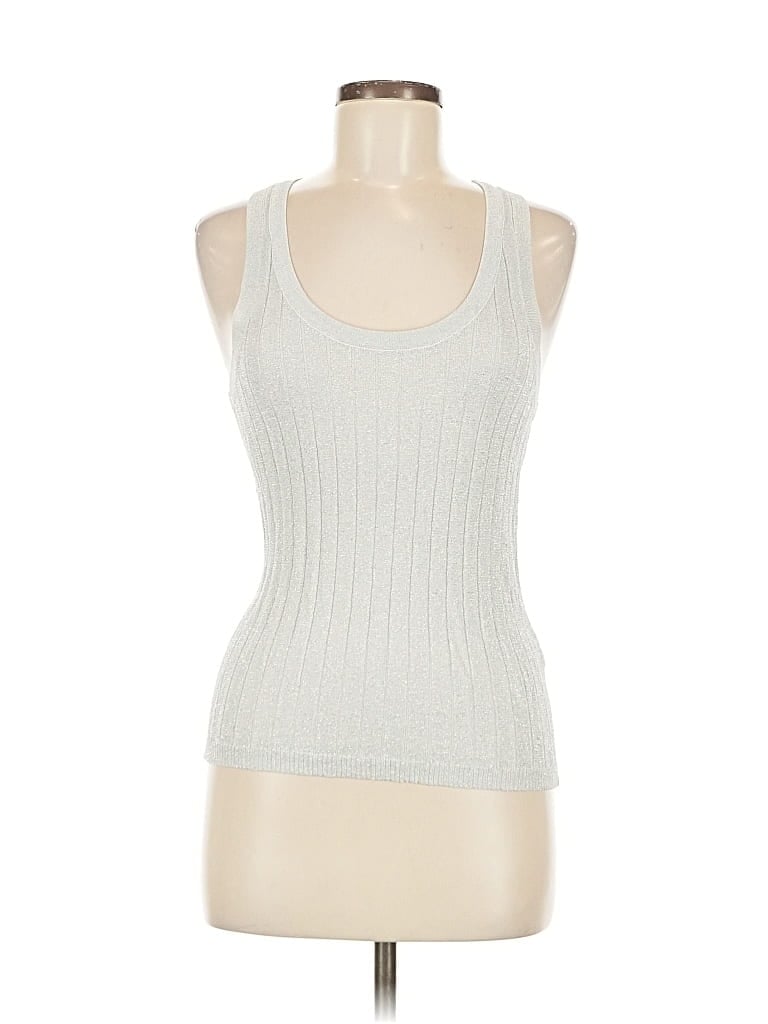 Pre-owned Zara Sweater Vest In Silver